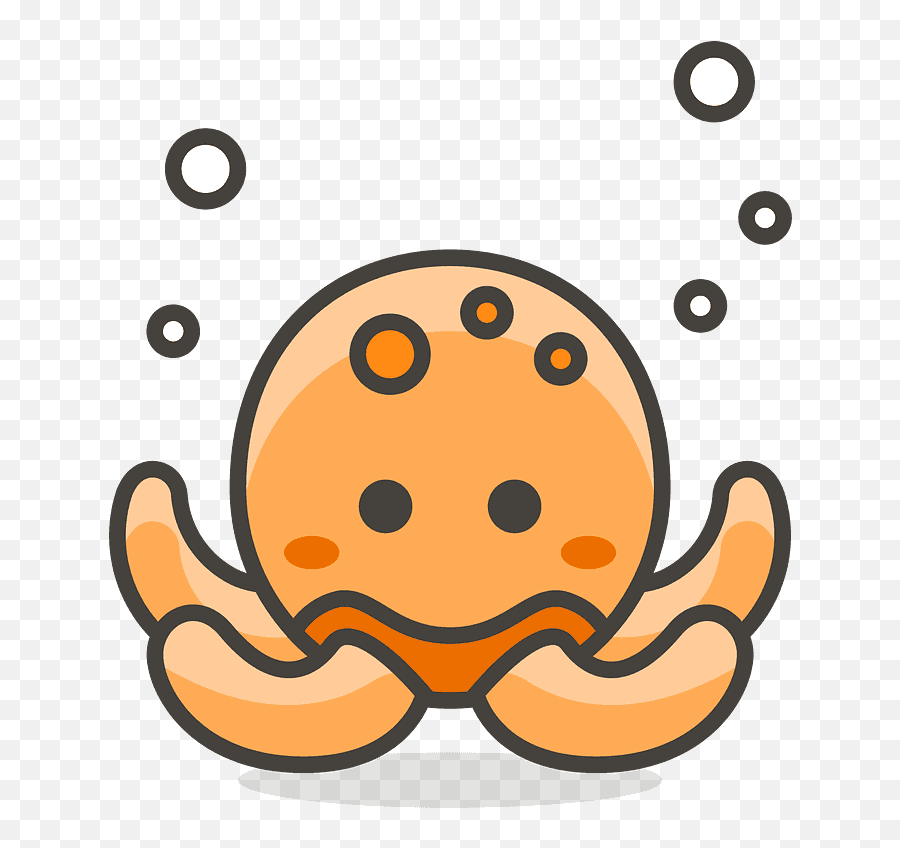 Octopus Emoji Clipart - Octopus Icon Png,Octopus Emoji Android