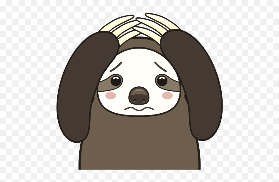 Top Sloth Animal Stickers For Android U0026 Ios Gfycat - Transparent Animated Sloth Gif Emoji,Sloth Emoji