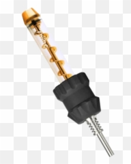 Twisty Collector Glass Blunt Dab Accessory - Vertical Emoji