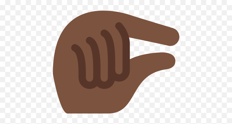 Dark Skin Tone Emoji - Pinching Hand Emoji Vector,Pinch Emoji