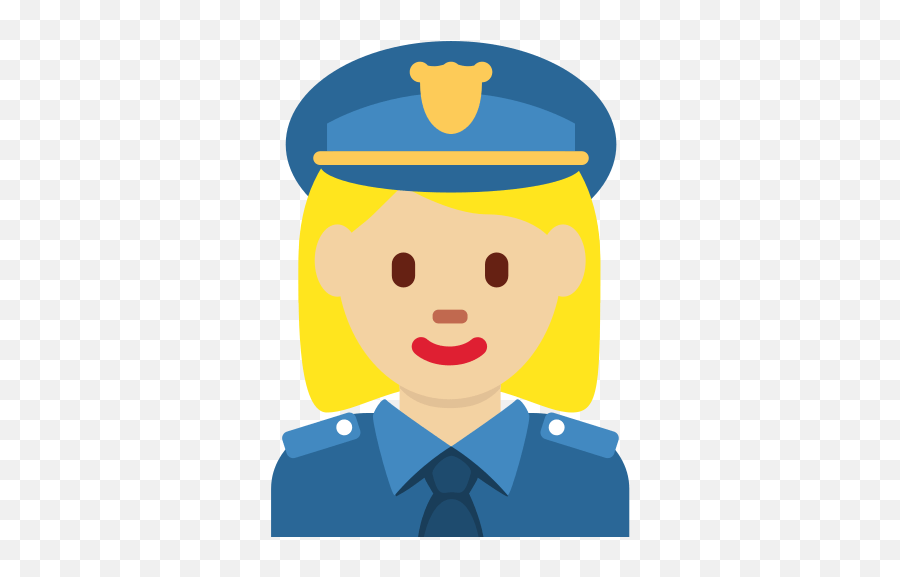 Woman Police Officer Emoji With Medium - Emoji Policière,Police Siren Emoji