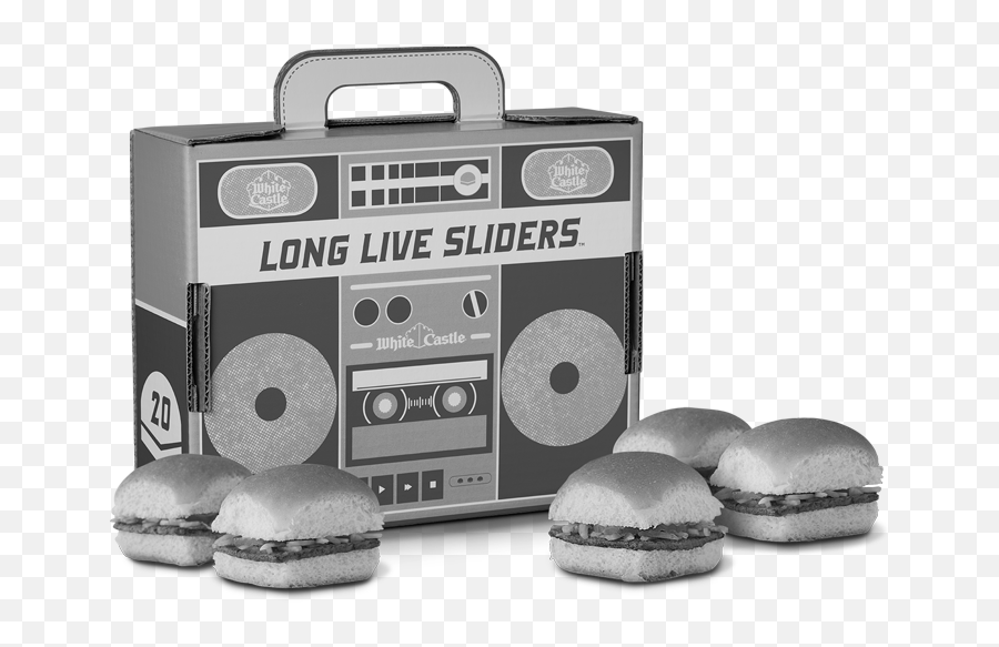 Menu - White Castle Hamburger Bun Emoji,Boombox Emoji