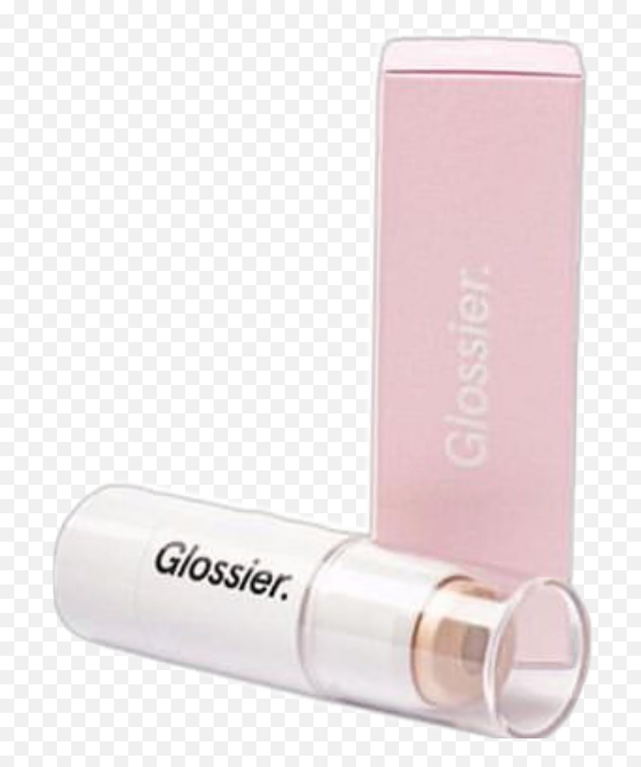 Glossier Skincare Skin Care Pink Png Lipbalm Lipstick - Lip Gloss Emoji,Emoji Lip Balm