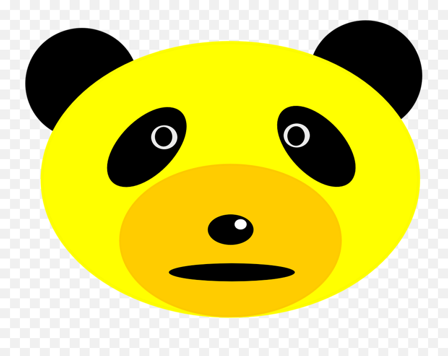 Free Unhappy Sad Vectors - Giant Panda Emoji,Shocked Emoji