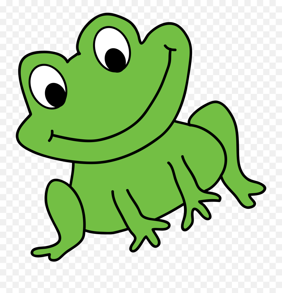 Green Frog Vector Image - Frog Clipart Emoji,Thinking Emoji Meme
