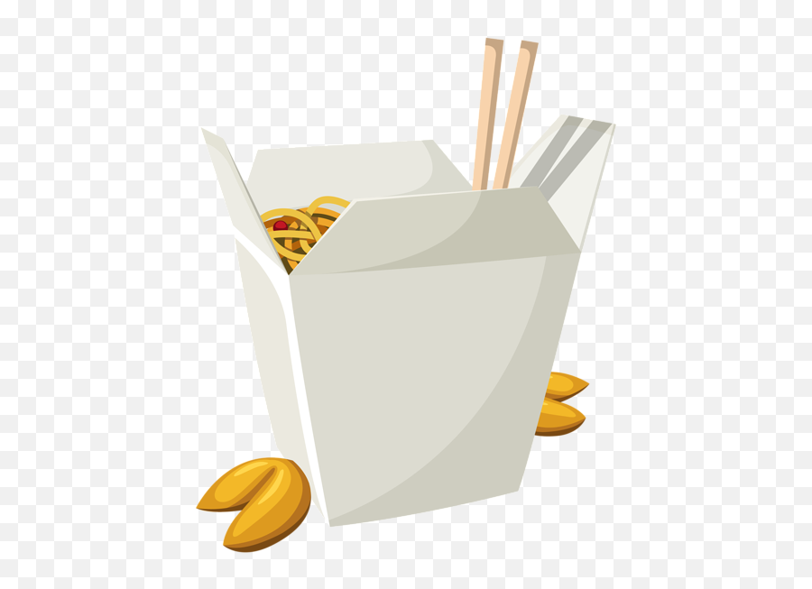 Illustration Transparent Png Clipart - Chinese Food Box Clipart Emoji,Chinese Food Emoji
