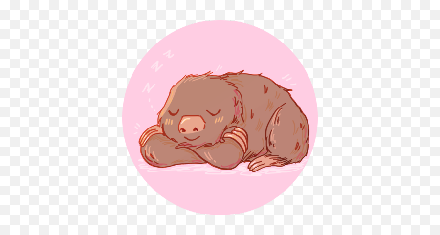 Sloth Stickers - Mole Emoji,Sloth Emoji