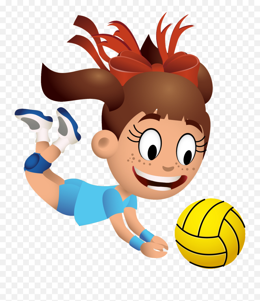 Volleez - Cartoon Emoji,Volleyball Emojis