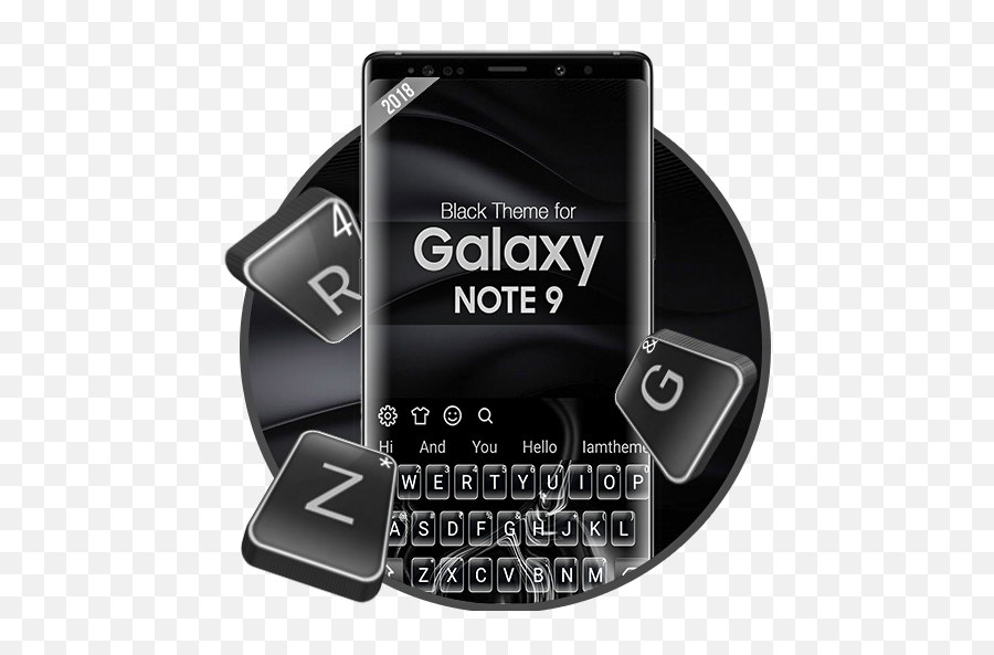 Download Black Theme For Galaxy Note 9 - Samsung Galaxy S9 Emoji,Emoji Typewriter