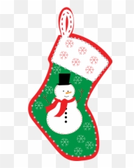 Christmas Stocking Xmas - Snowman Clipart Emoji