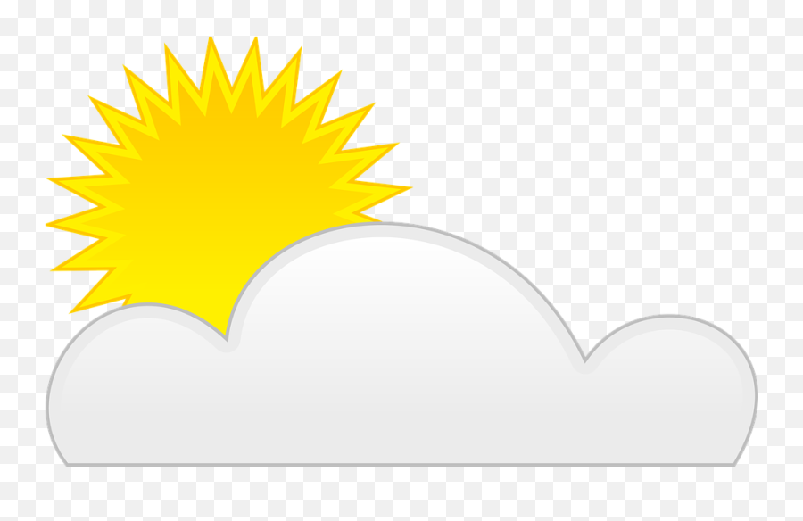 Free Sunlight Sun Vectors - Sun And Clouds Animated Emoji,Lonely Emoticon