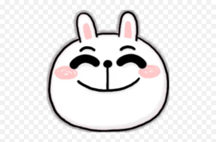 Cheer Rabbit Emoji Vijiti Kwa Whatsapp - Cartoon,Cheer Emoji