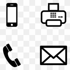 Cute Email Signature Clipart - Symbol For Phone In Word Emoji