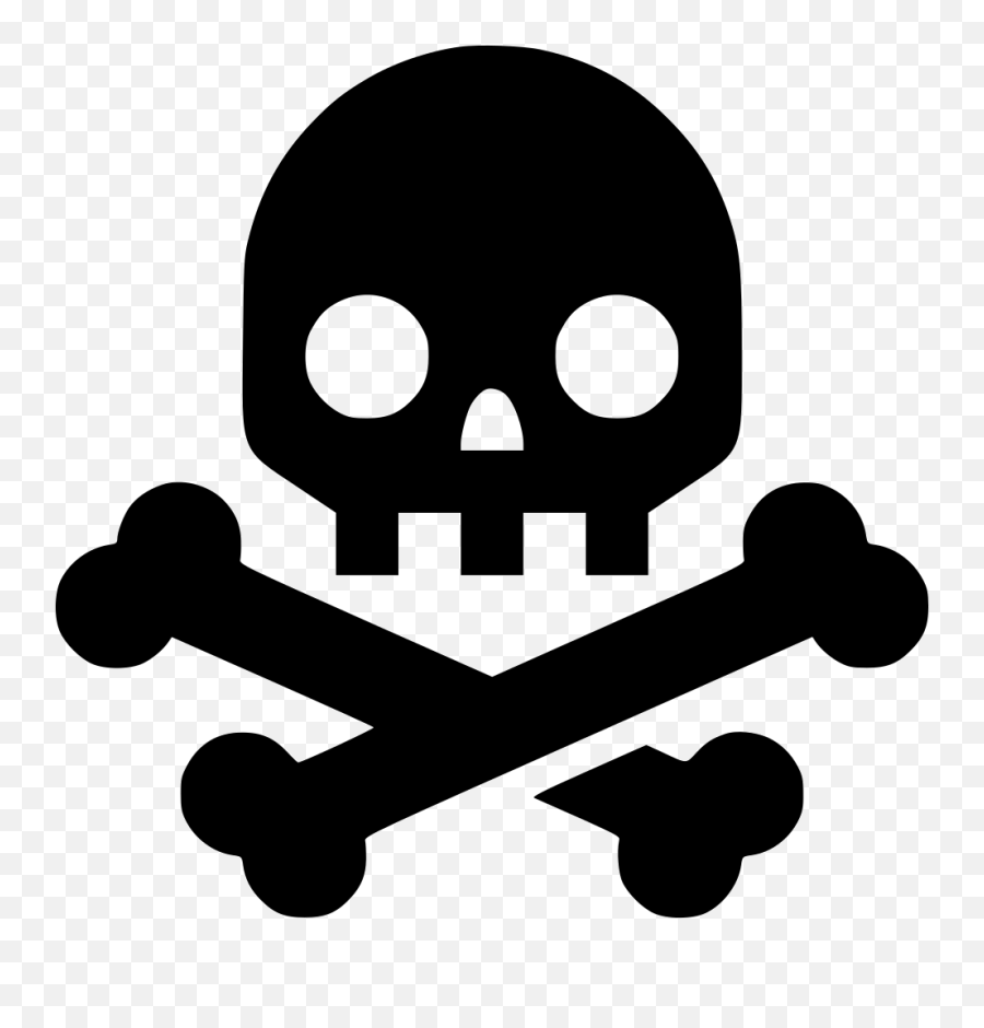 Skull And Crossbones Computer Icons - Skull And Crossbones Icon Png Emoji,Skull Emoticons