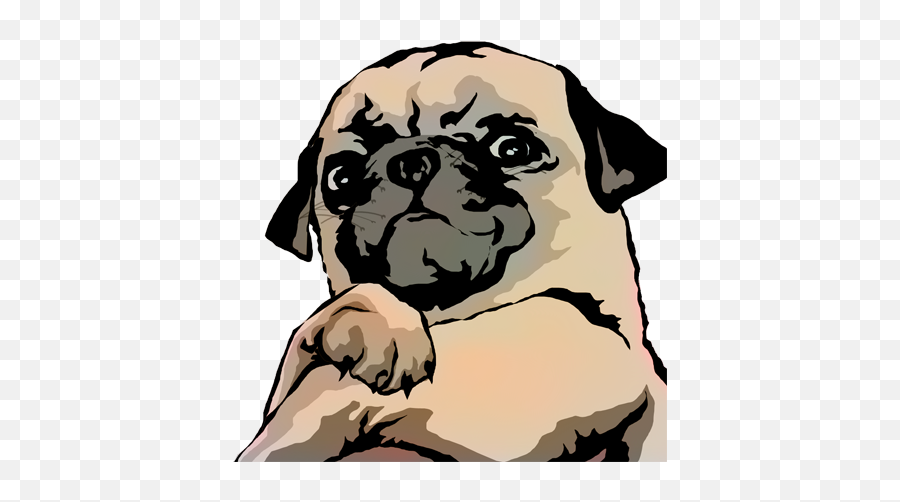 Self - Assured Pug The New Mascot Of Applied Interactive Pug Emoji,Boxer Dog Emoji