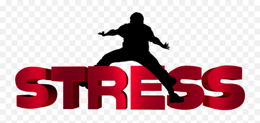 Stress Silhouette Psychology Burnout Man - Word Stress Png Transparent Emoji,Frustrated Emoticon