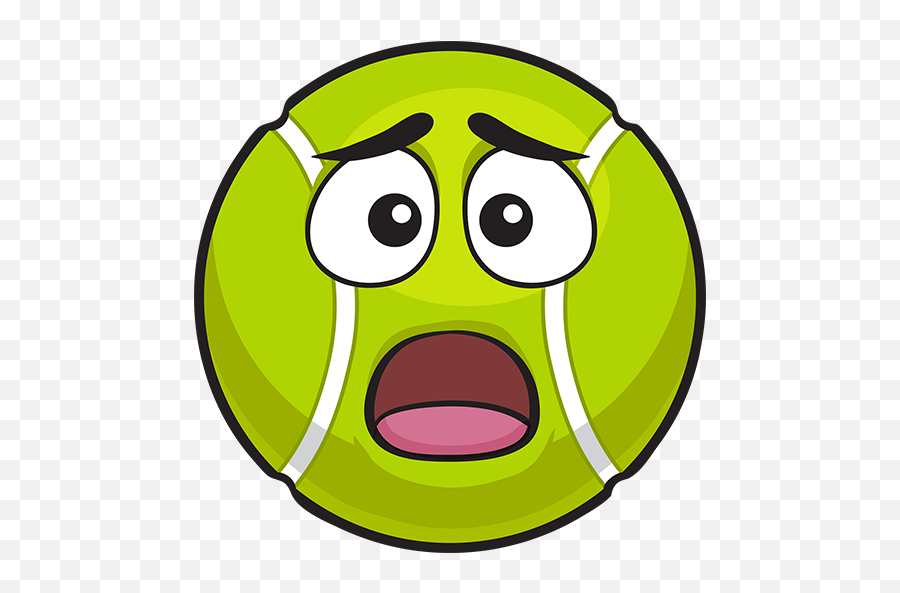 Tennismoji - Mad Tennis Ball Emoji,Tennis Emojis