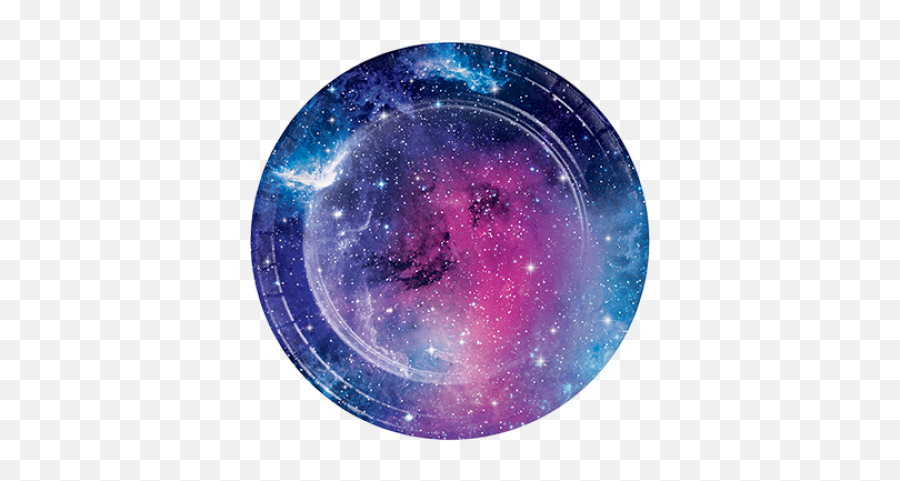 Galaxy Party Supplies And Decorations In Australia - Galaxy Party Plates Emoji,Ship Moon Emoji