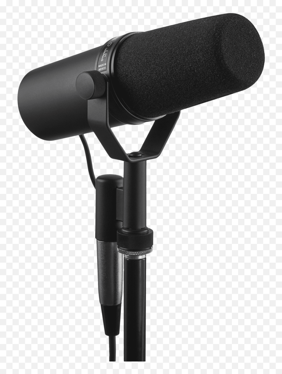 Microphone Shure Sm7b Clipart - Shure Sm7b Emoji,Microphone Emoji