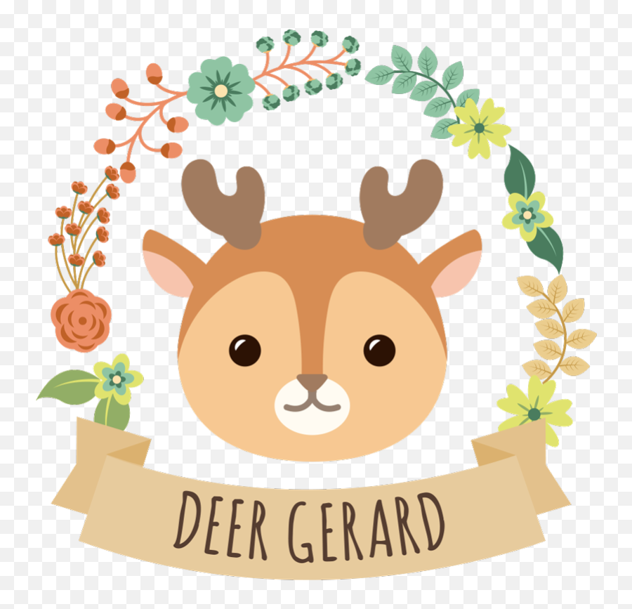 Baby Deer Drawing Illustration Wall Art - Drawing Emoji,Deer Emoji