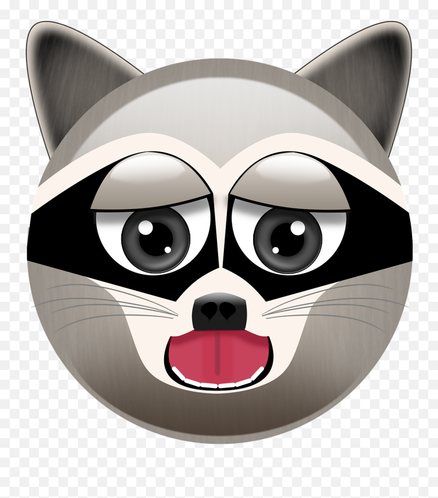 Raccoon Emoji Animal - Free Image On Pixabay Happy,Eagle Emoji