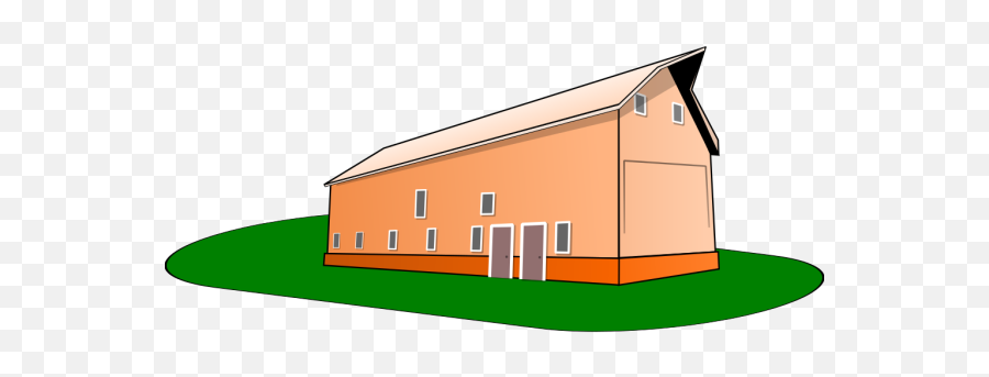 Orange Cartoon Barn Png Svg Clip Art - Rural Building Clip Art Emoji,Barn Emoji