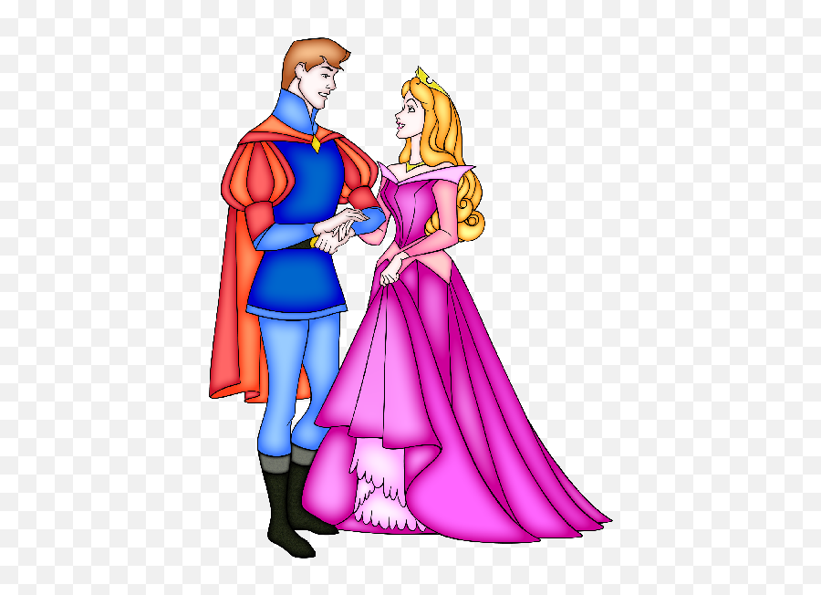 Disney Bride And Groom Clip Art Images - Aurora Y El Bella Durmiente Y El Principe Emoji,House And Bride Emoji