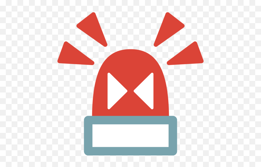 Gyrophare Emoji - Emoji,Police Siren Emoji