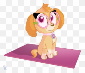 Skye Sunglasses Rainboweevee Sticker By Rainbow Eevee - Skye Paw Patrol Sunglasses Clipart Emoji,Emoji Wearing Sunglasses