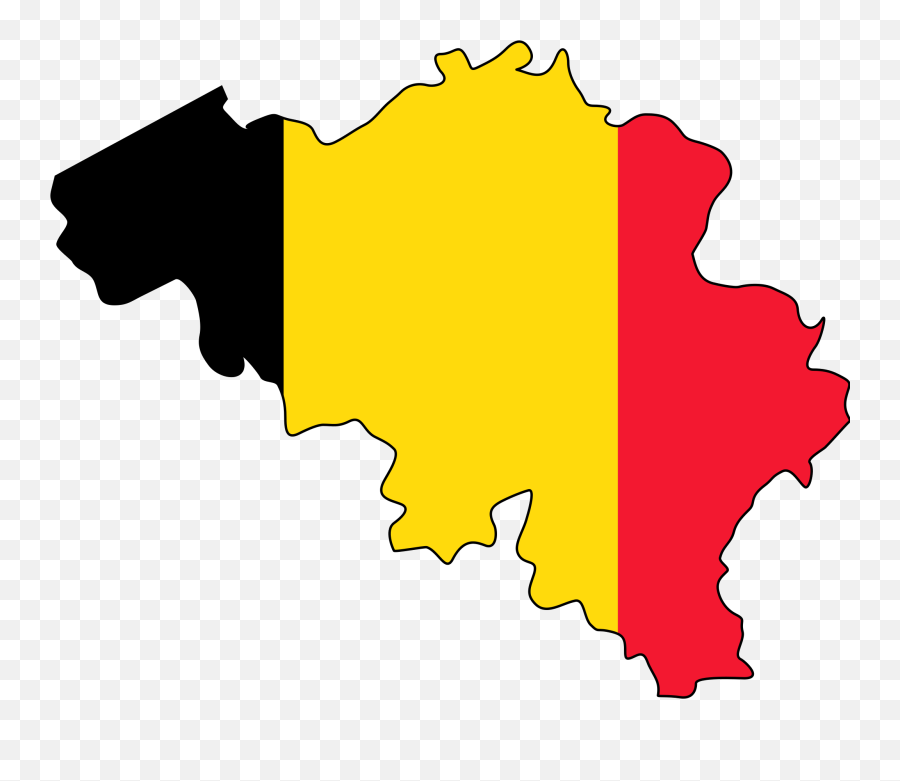 This Is The National Flag In Belgium - Belgium Flag Map Png Emoji,Belgium Flag Emoji