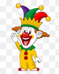 Clown Cartoon Clip Art - Transparent Background Clown Clip Art Emoji,Clown Emoji Transparent