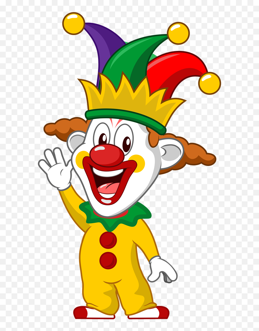 Clown Cartoon Clip Art - Transparent Background Clown Clip Art Emoji,Clown Emoji Transparent