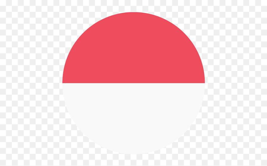 Emoji - Indonesia Flag Icon Round,Hong Kong Flag Emoji