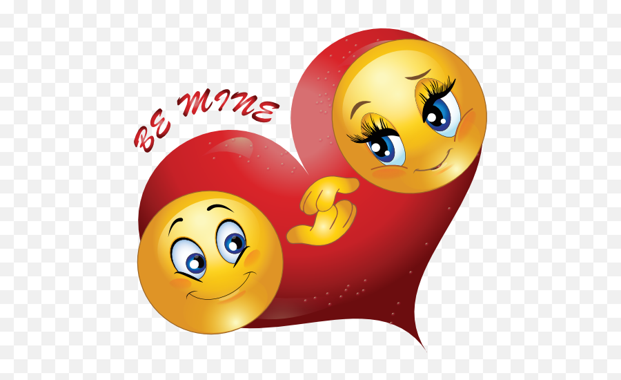 Be Mine Smileys - Happy Valentines Day Princess Emoji,Facebook Emoticons List