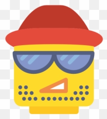 Facial Hair Smile Emoticons Heads - Lego Face Beard Svg Emoji