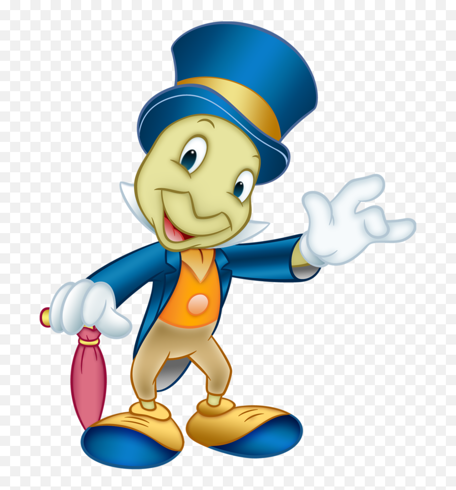 Cricket Clipart Grillo Cricket Grillo - Pinocchio Jiminy Cricket Emoji,Minnie Mouse Emoji Copy And Paste