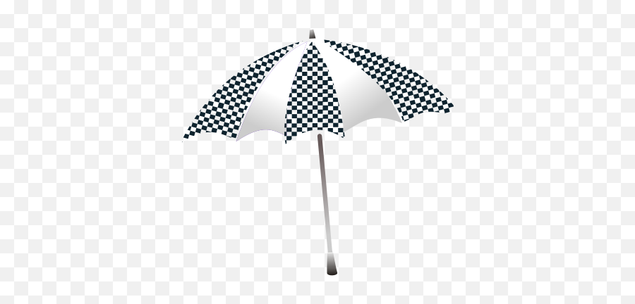 Chequered Umbrella Vector Illustration Emoji,10 Umbrella Rain Emoji