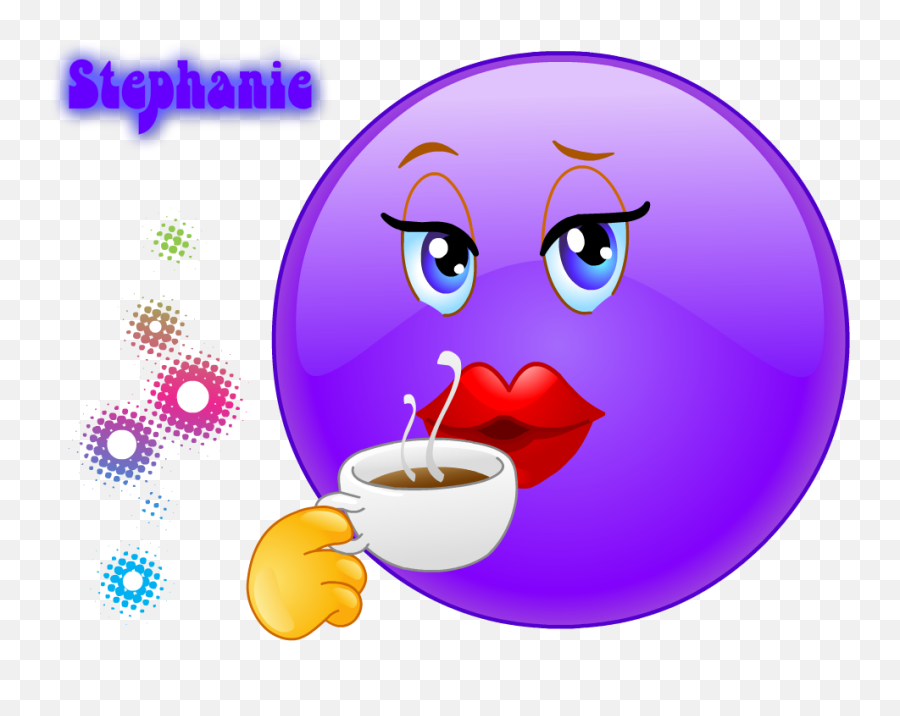 Stephanie Smiley Face - Saturday Night Fever Fan Art Cartoon Emoji,J Emoticon