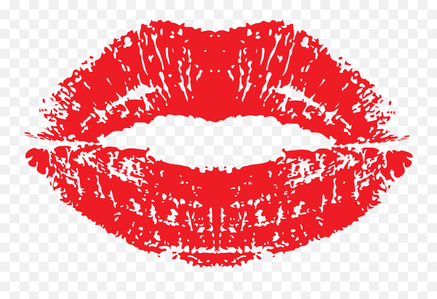 Kiss Mark Clipart Png - Red Kiss Mark Clipart Emoji,Lips Emoji Png