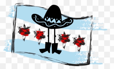 Tacos clipart chihuahua mexican - Chicago And Mexico Flag Emoji