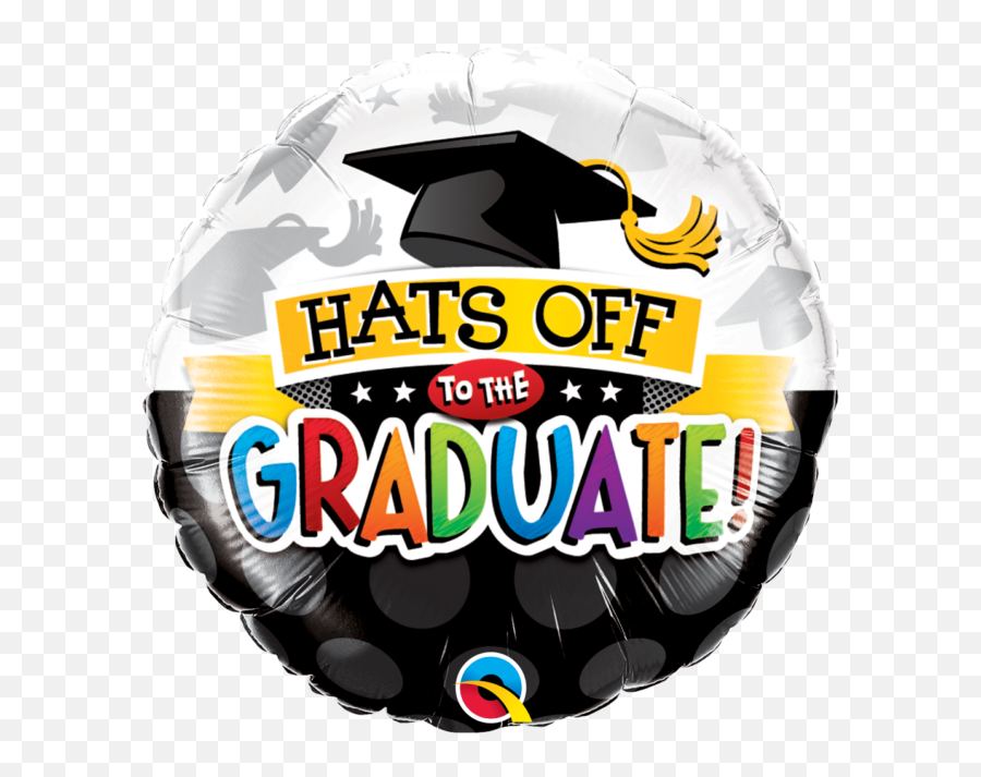 Hats Off To The Graduate Table Cluster - Balloon Emoji,Hats Off Emoji