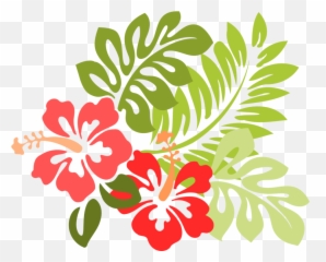 Hawaii Clipart Hawaiian Bbq - Art Hibiscus Emoji