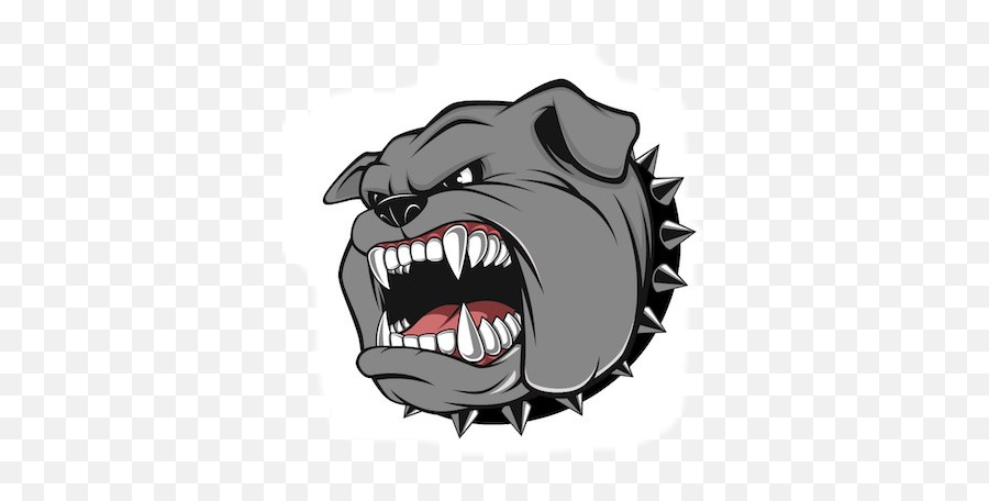 Ftestickers Bulldog Bulldogs Dog - Bulldog Vector Emoji,Growl Emoji