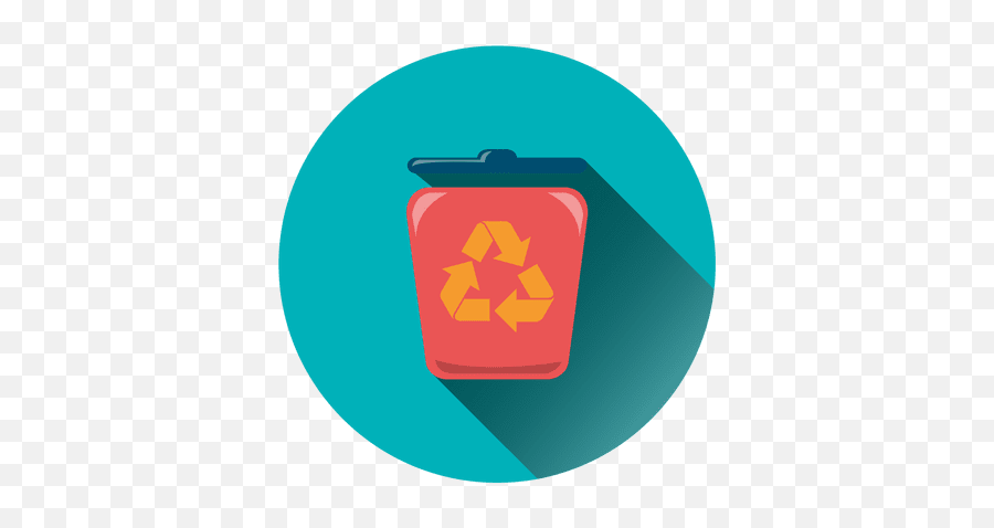 Recycle Bin Round Icon - Transparent Png U0026 Svg Vector File Recycle Bin Round Icon Emoji,Recycle Emoji