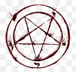 Blood Satan Pentagram Occult Religion Goth - Satanic Png Emoji