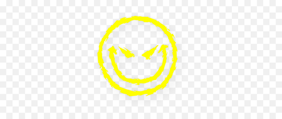 Evil Smiley Sticker 100mm Wicked Devil - Happy Emoji,Grateful Dead Emoji
