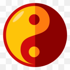Yin Yang Live Wallpaper 1 - Red Anh Yellow Yingyang Transparent Emoji