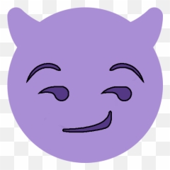 Imp Discord Emote Emoji,Smirk Emoji