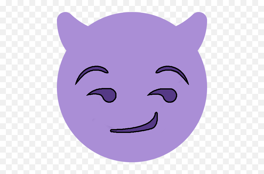 Imp Discord Emote Emoji,Smirk Emoji