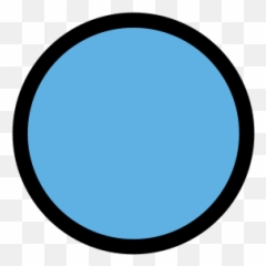Large Blue Circle - Emoji